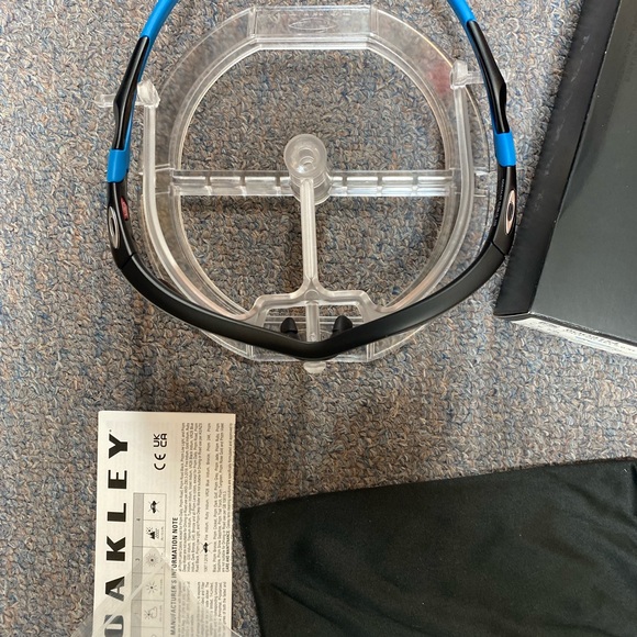 Oakley Sunglasses Half Jacket 2.0 XL Matt Black Lens PRIZM Deep Water Pola. New - Picture 4 of 10